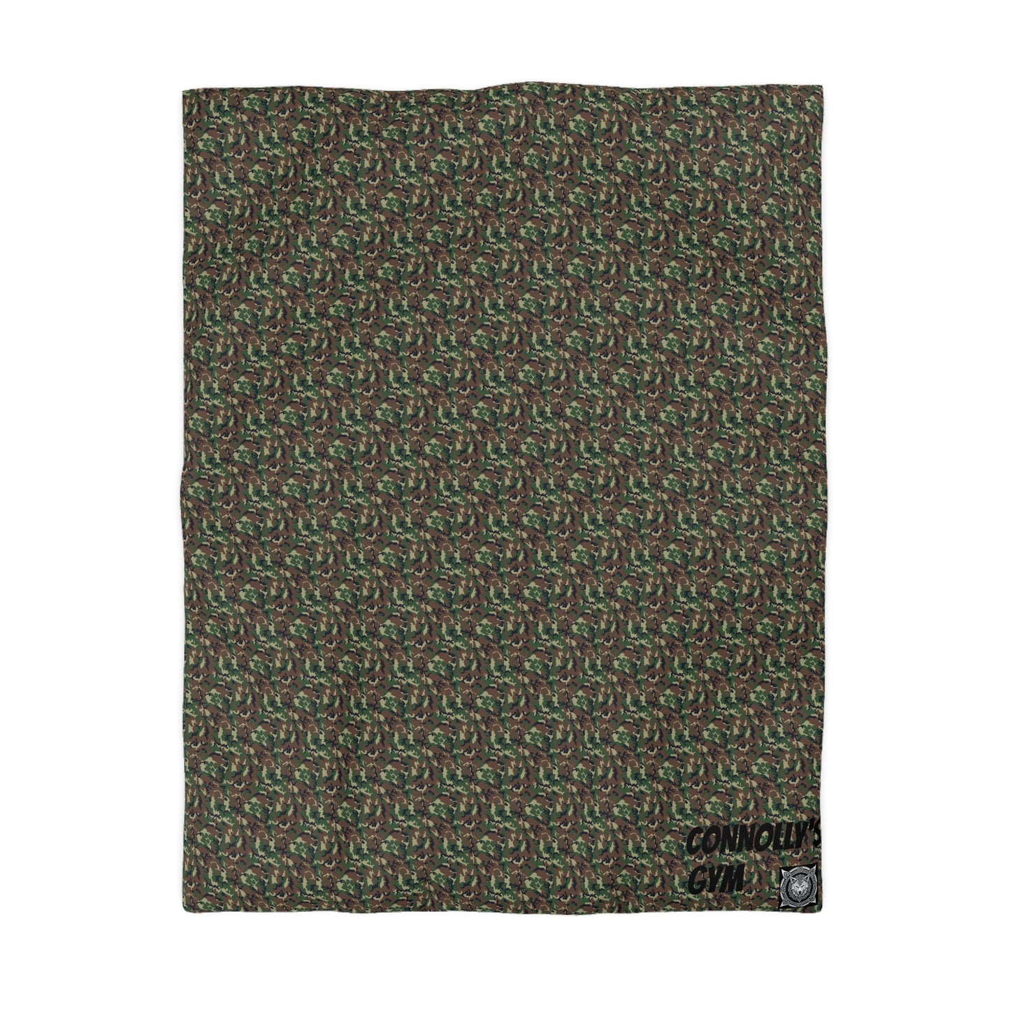 Connolly's Gym Camo Duvet Cover