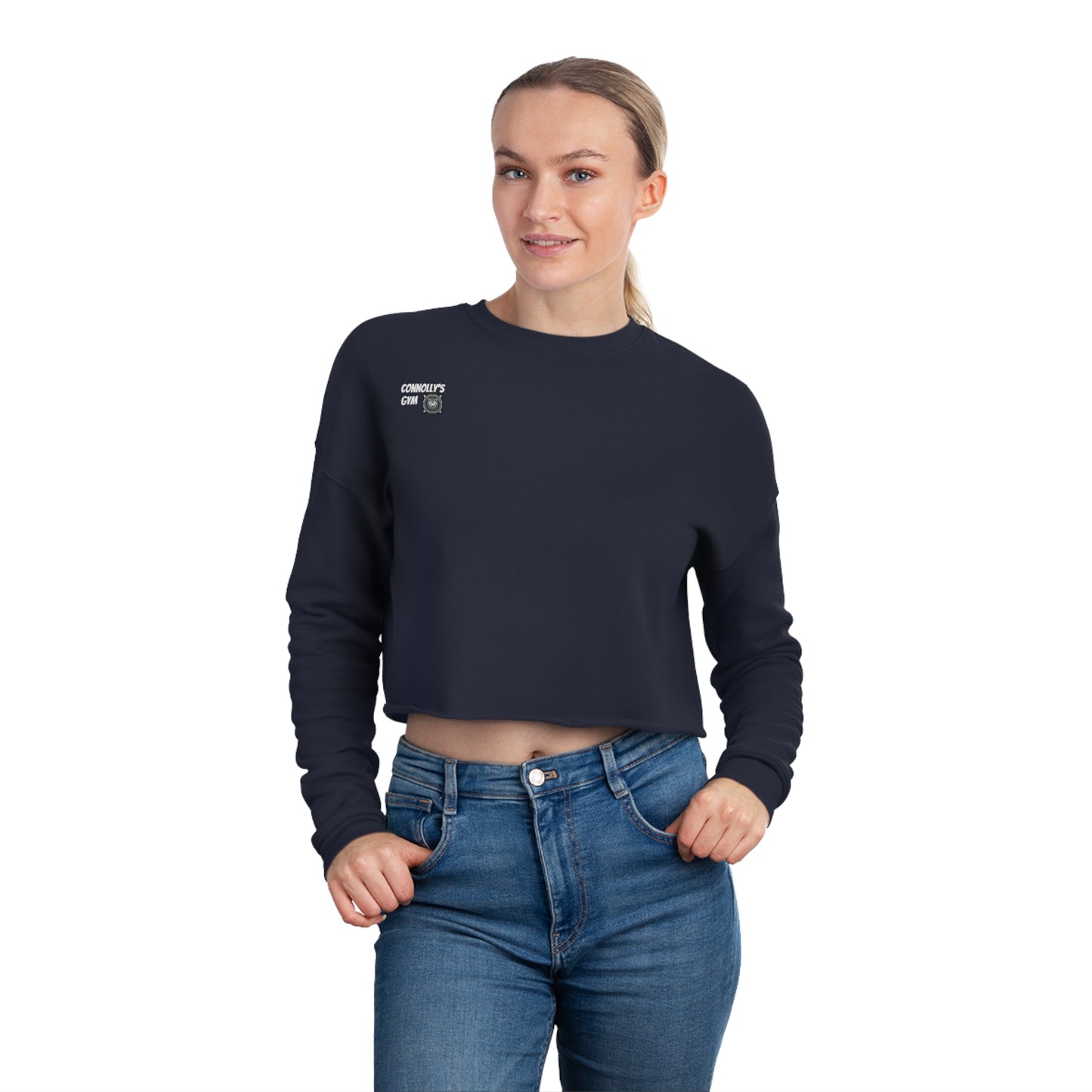Connolly's Gym Long Sleeve Crop Top