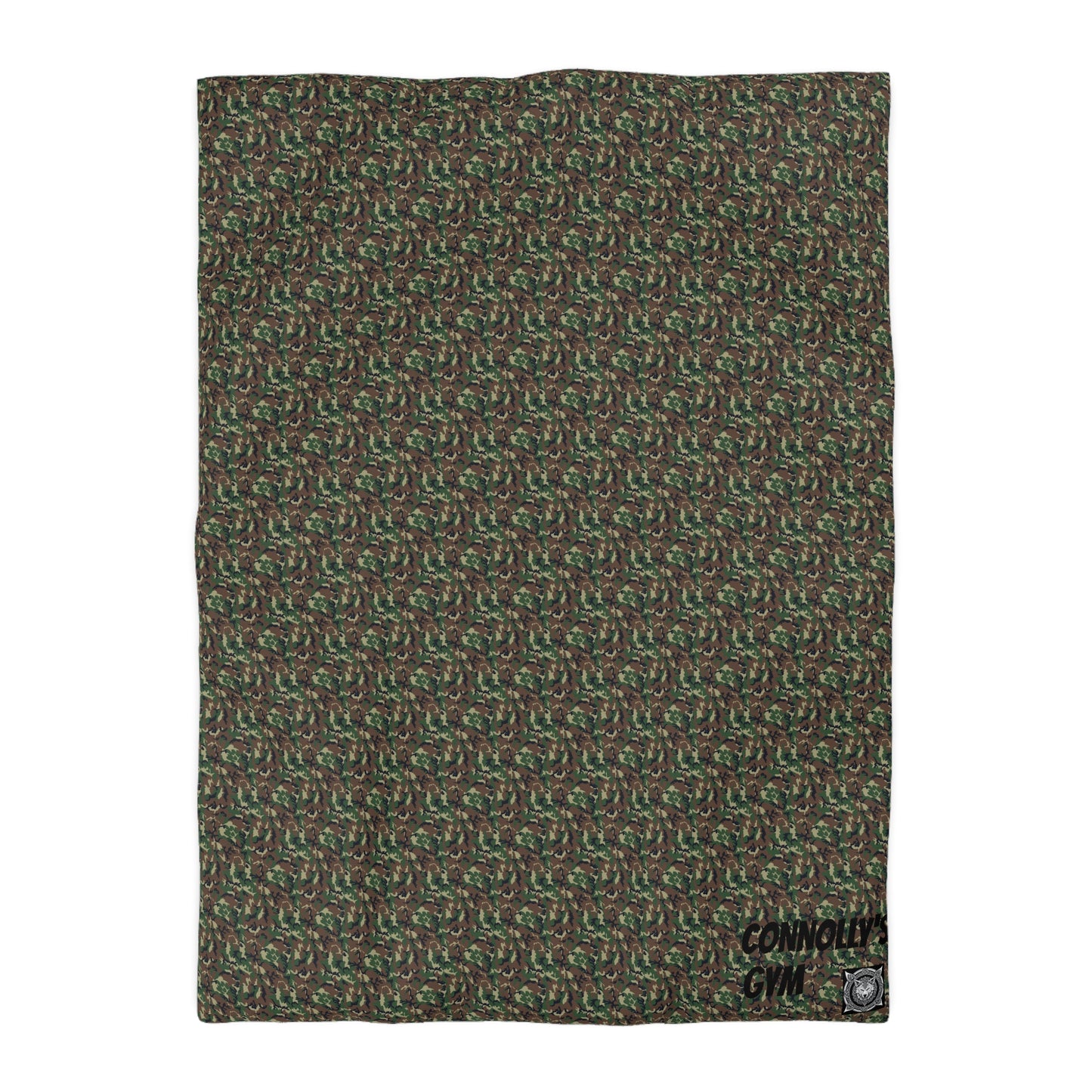 Connolly's Gym Camo Duvet Cover