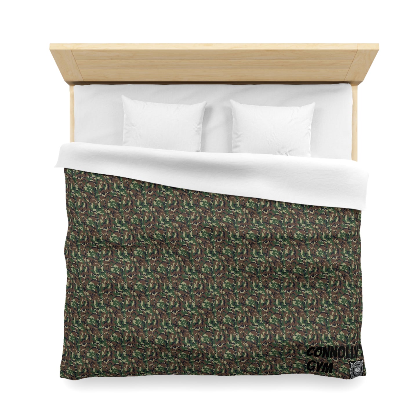 Connolly's Gym Camo Duvet Cover
