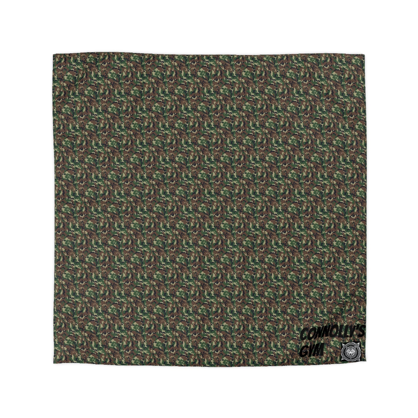 Connolly's Gym Camo Duvet Cover