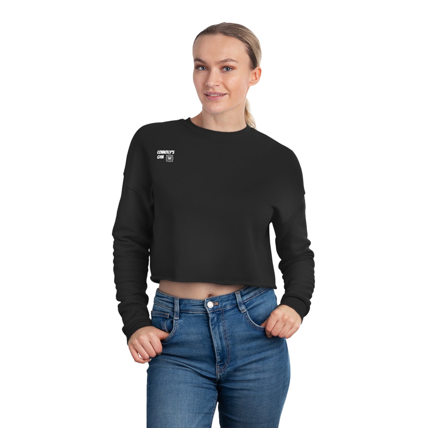 Connolly's Gym Long Sleeve Crop Top