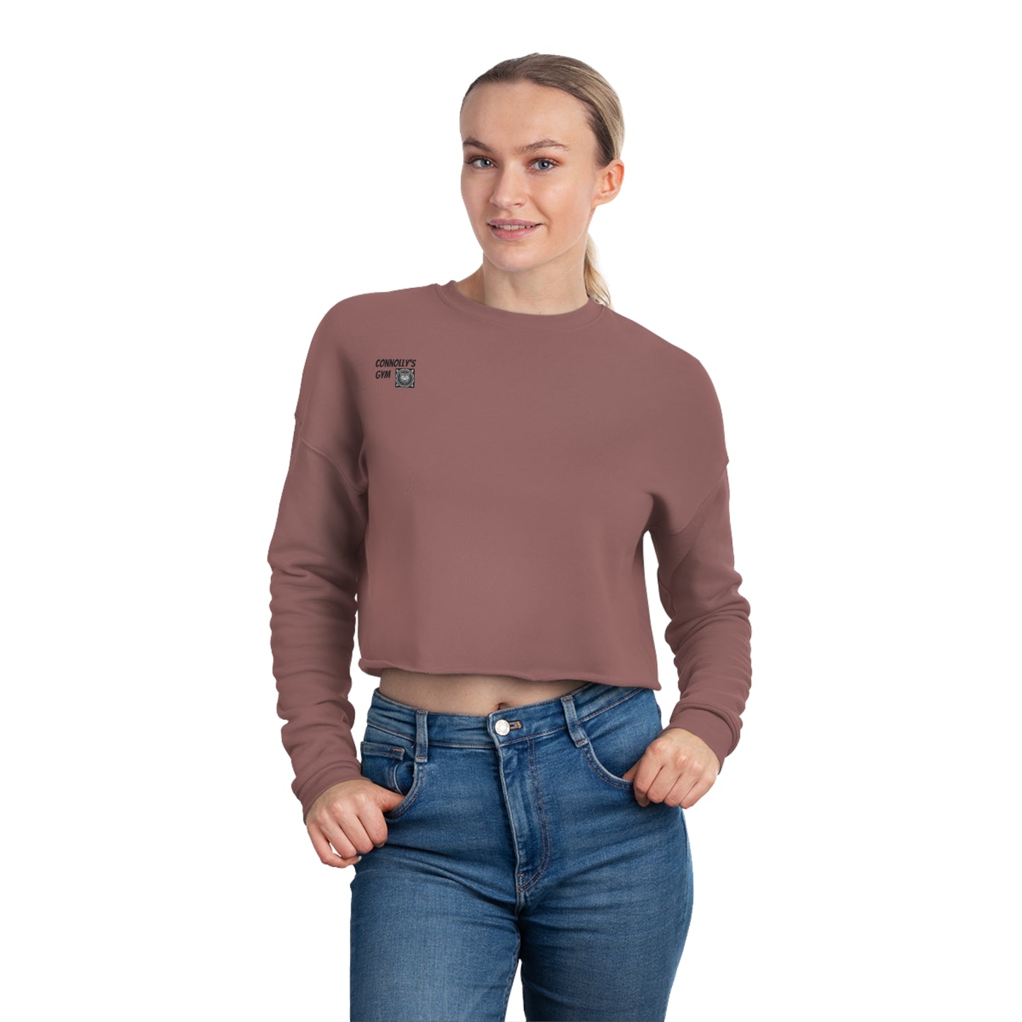 Connolly's Gym Long Sleeve Crop Top